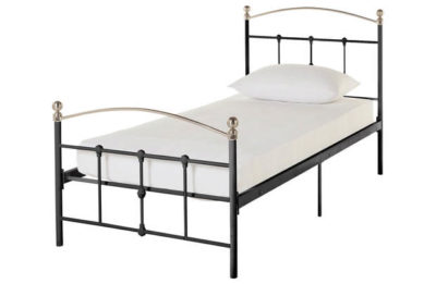 HOME Aeriel Single Bed Frame - Black.